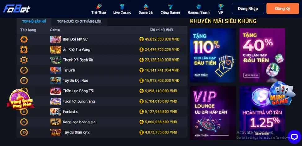 Video Slot Hiện Đại Gamang66